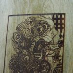 Hurtle Skateboards Stained Maple Graphic Top