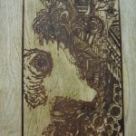 Hurtle Skateboards Stained Maple Graphic