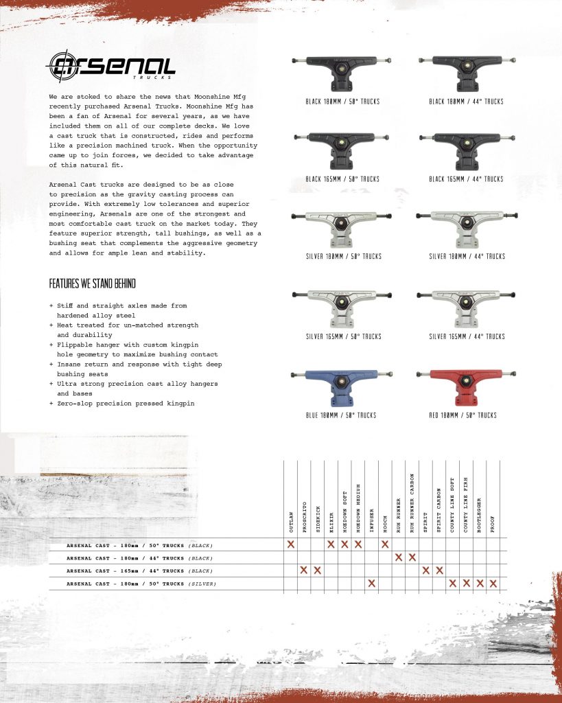 Photo of Moonshine's Arsenal Trucks Details