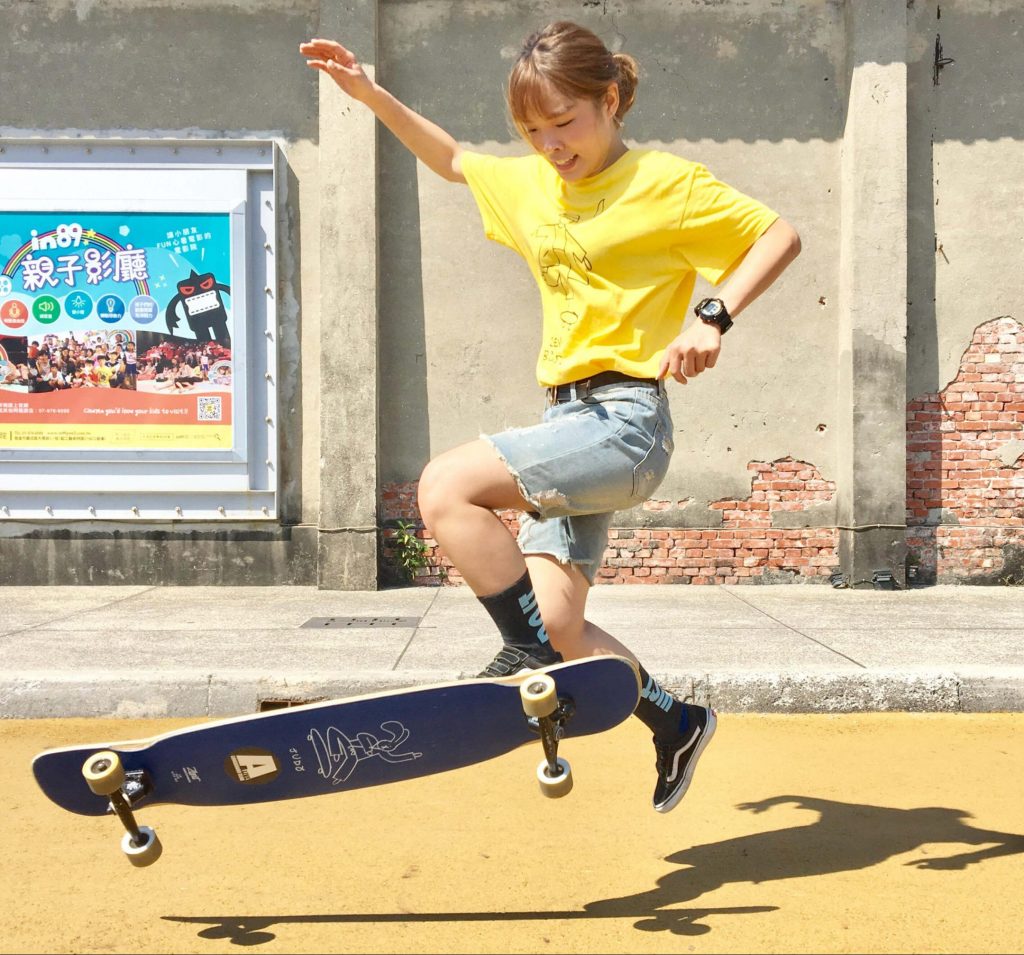 Photo of Zenit team rider Xin Ti Tsai on the Zenit Judo Board